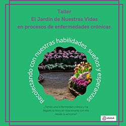 Taller El Jardín de nuestras vidas en procesos de enfermedades crónicas